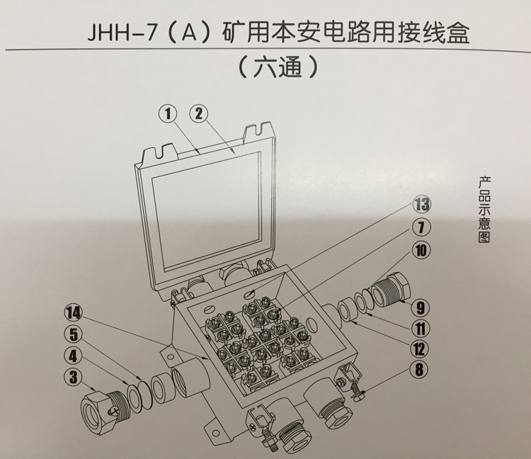 本安接线盒6通